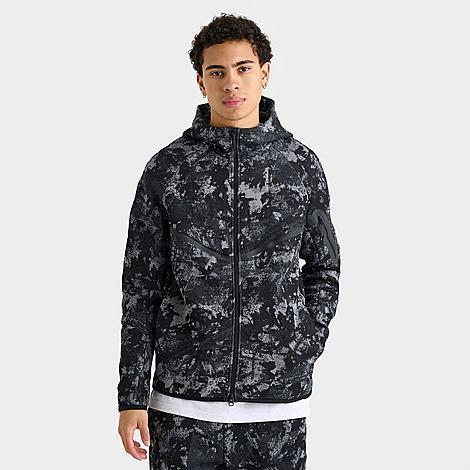 Nike Mens Tech Fleece Camo Windrunner Full-Zip Hoodie Product Image