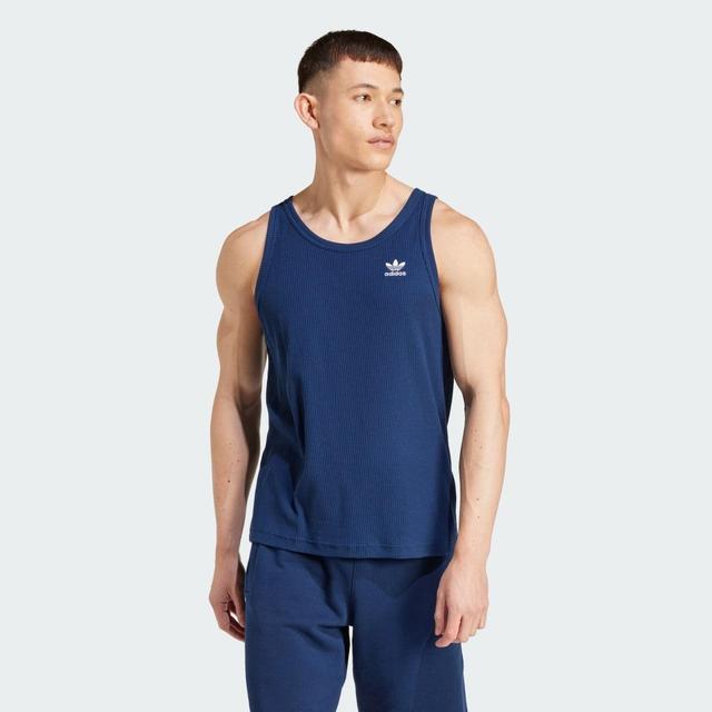 adidas Trefoil Essentials Tank Top Black L Mens Product Image