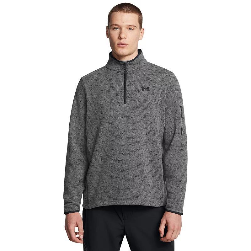 Mens Under Armour Specialist Quarter Zip Sweater Product Image