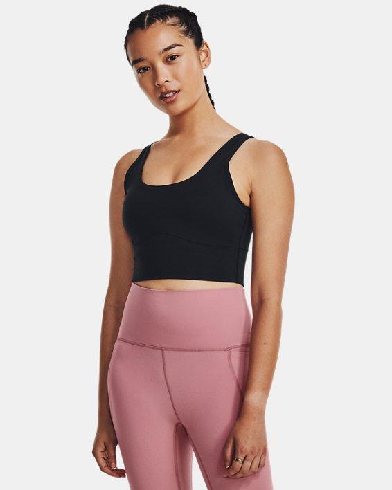 Under Armour Womens Meridian Fitted Crop Tank Top Product Image