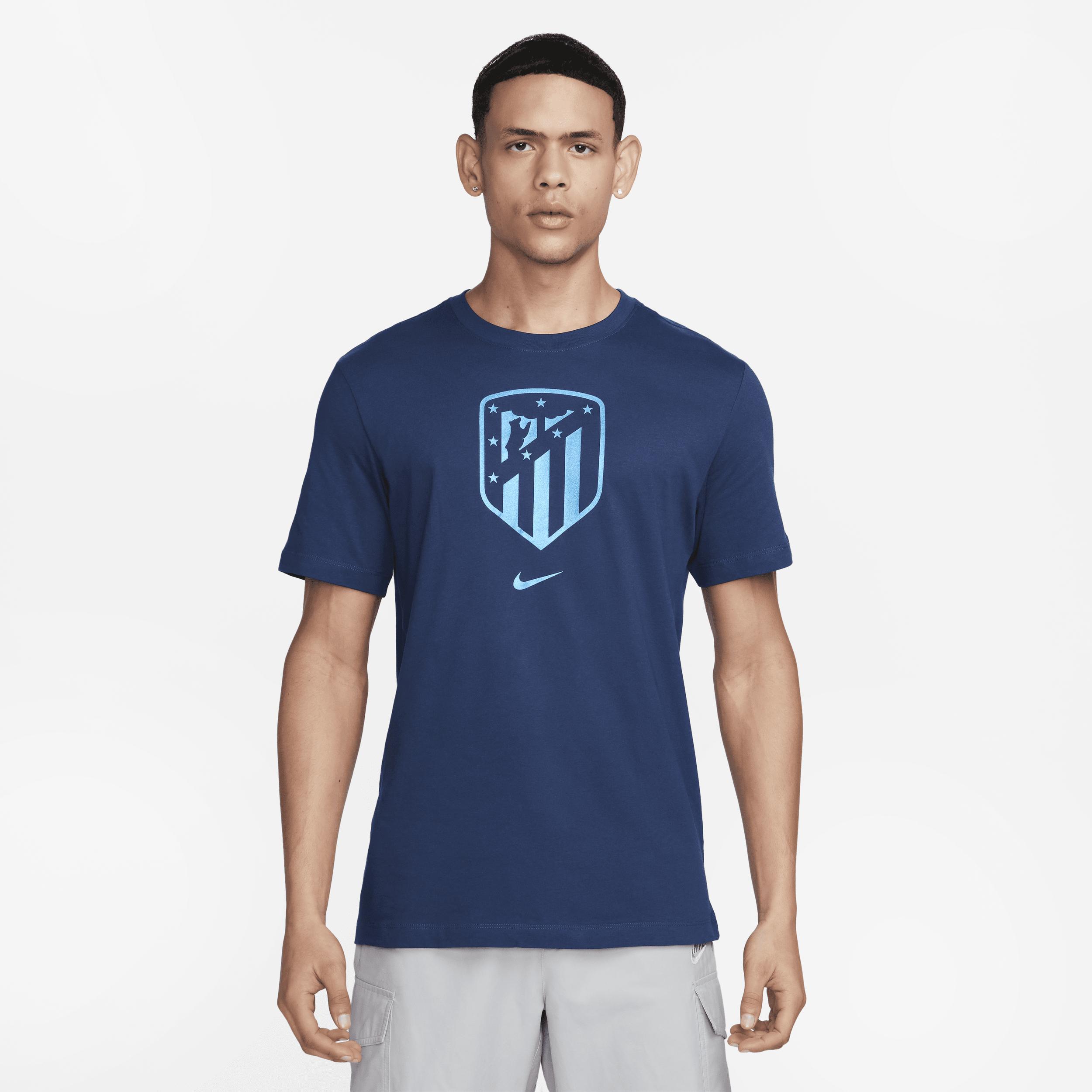 Nike Men's AtlÃ©tico Madrid Crest Soccer T-Shirt Product Image