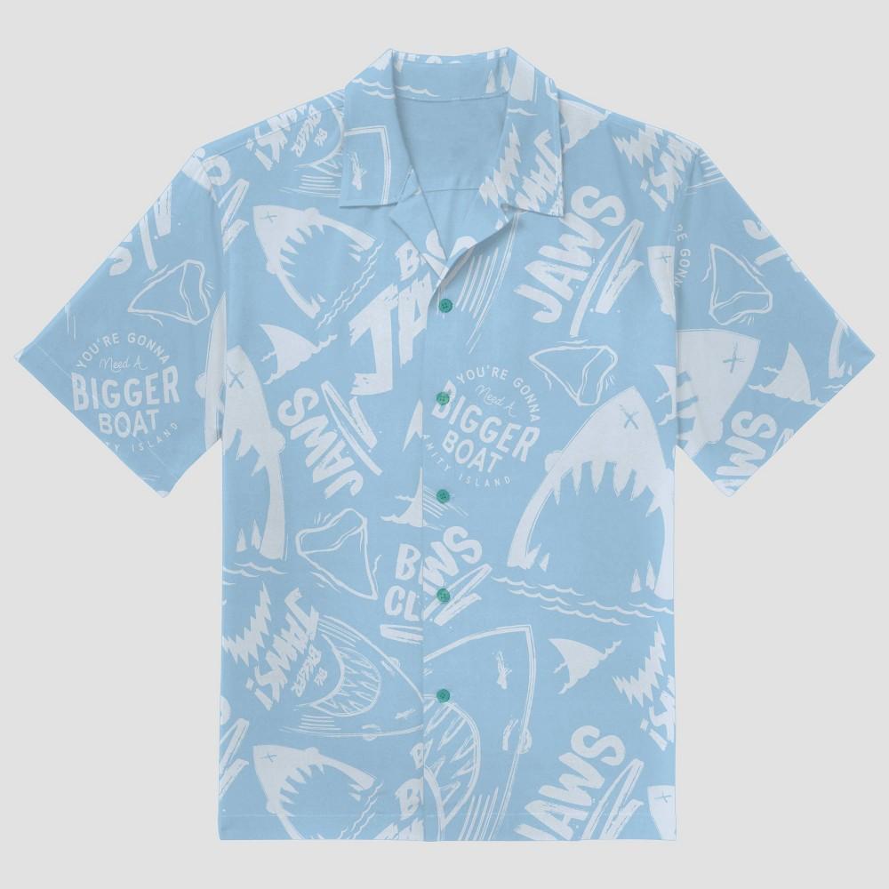 Mens Universal Jaws Button-Down Shirt - Light Blue product image