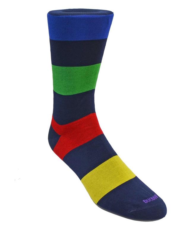 Duchamp London Mens Large Stripe Dress Sock Product Image