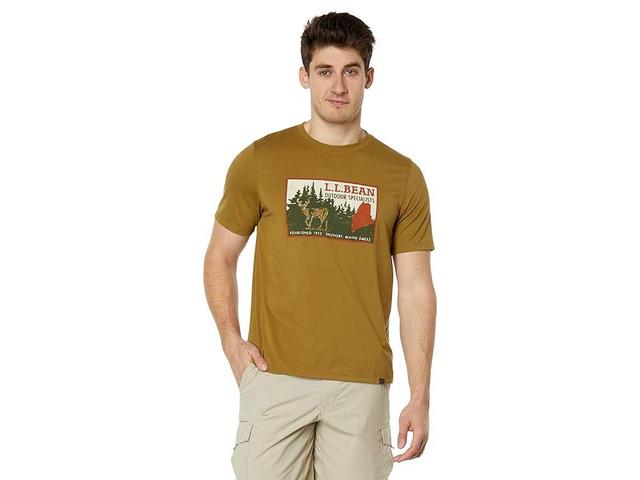 L.L.Bean Hunter's Graphic Tee Regular (Fatigue ) Men's Clothing Product Image