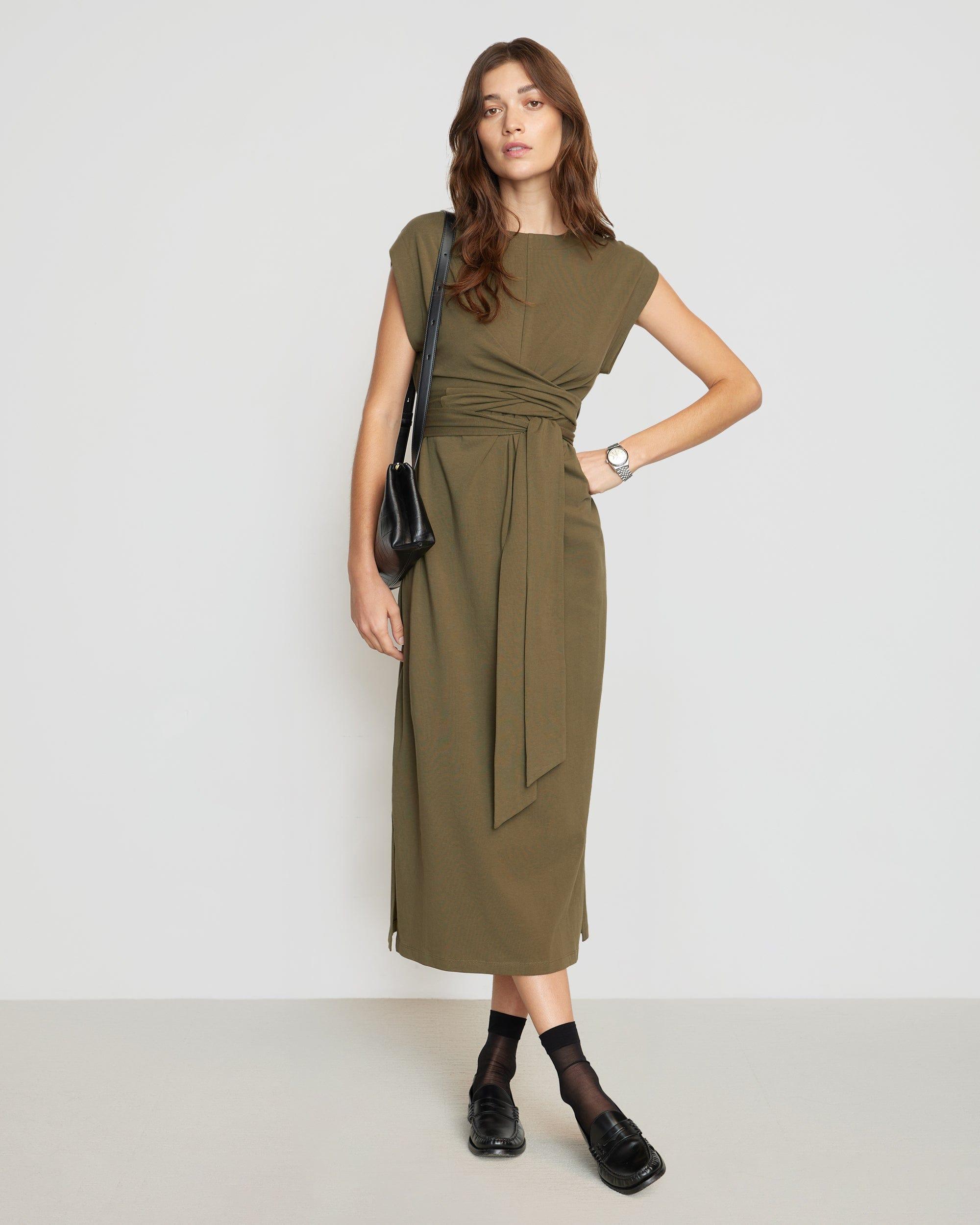 Fei Tie-Front Organic Cotton Dress Product Image