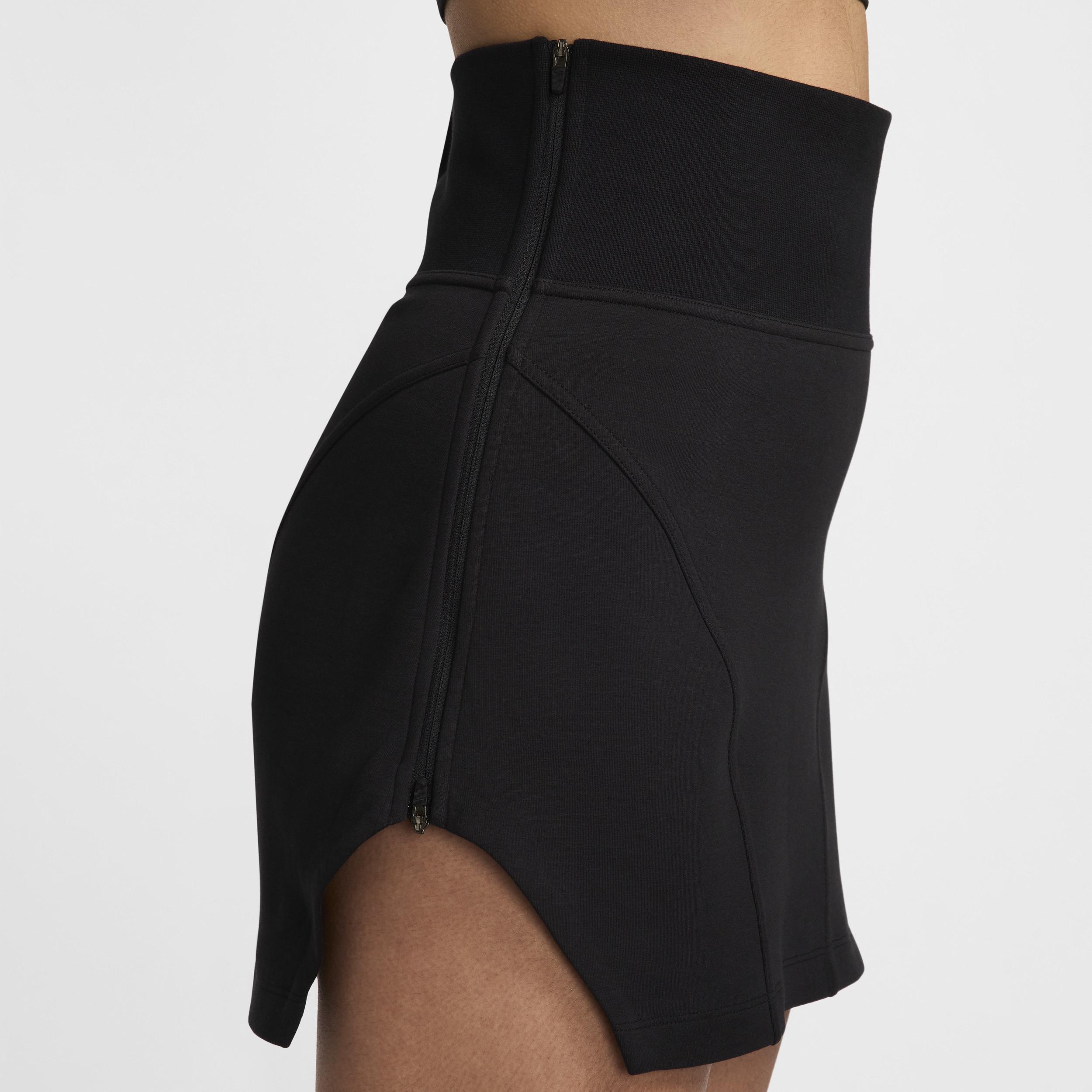 Women's Nike Sportswear Tech Fleece High-Waisted Mini Skirt Product Image