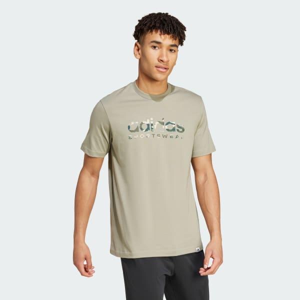 Camo Linear Graphic Tee Product Image