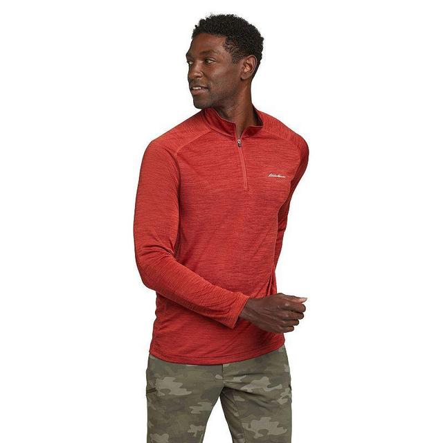 Mens Eddie Bauer Resolution Quarter-Zip Top Blue Product Image