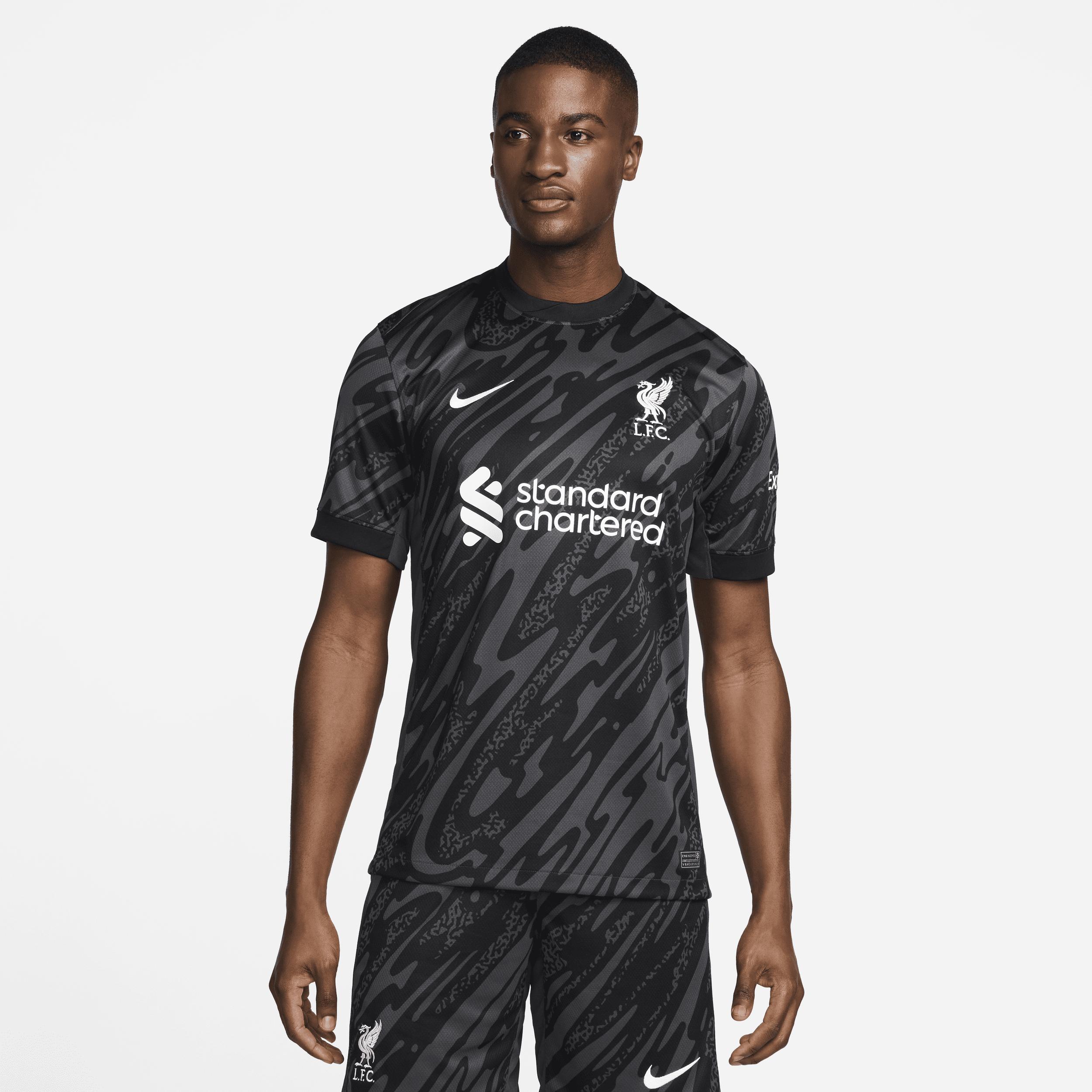 Liverpool FC Stadium Goalkeeper Nike Men's Dri-FIT Soccer Replica Short-Sleeve Jersey Product Image