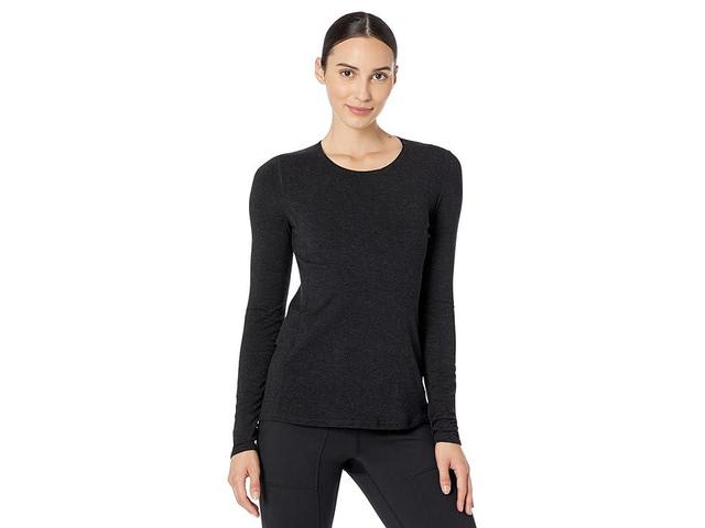 Royal Robbins Venturelayer 200 Long Sleeve (Jet Heather) Women's Clothing Product Image