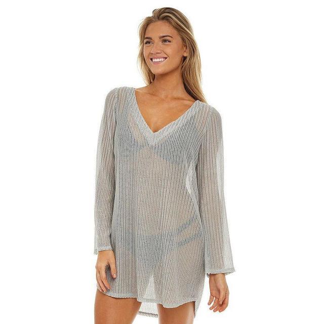 Womens Jordan Taylor V-Neck Swim Cover-Up Tunic Product Image