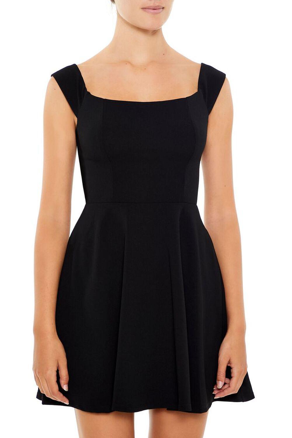 Square-Neck A-Line Mini Dress | Forever 21 Product Image