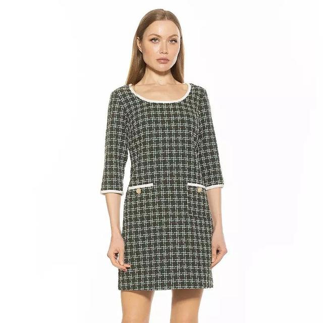 Womens ALEXIA ADMOR Orla Scoop Neck Shift Dress Product Image