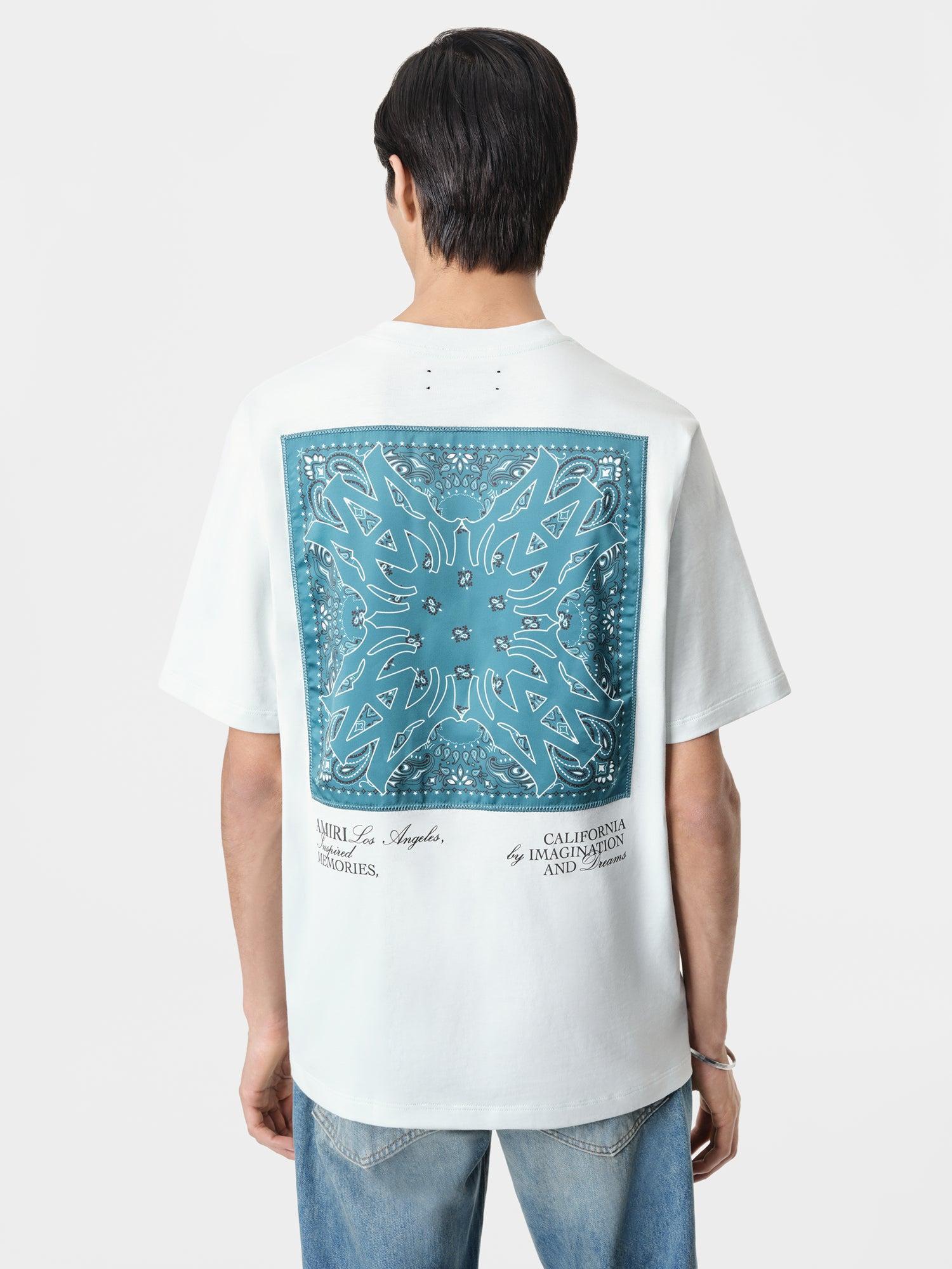 MA BANDANA SILK APPLIQUE TEE - Ice Male Product Image