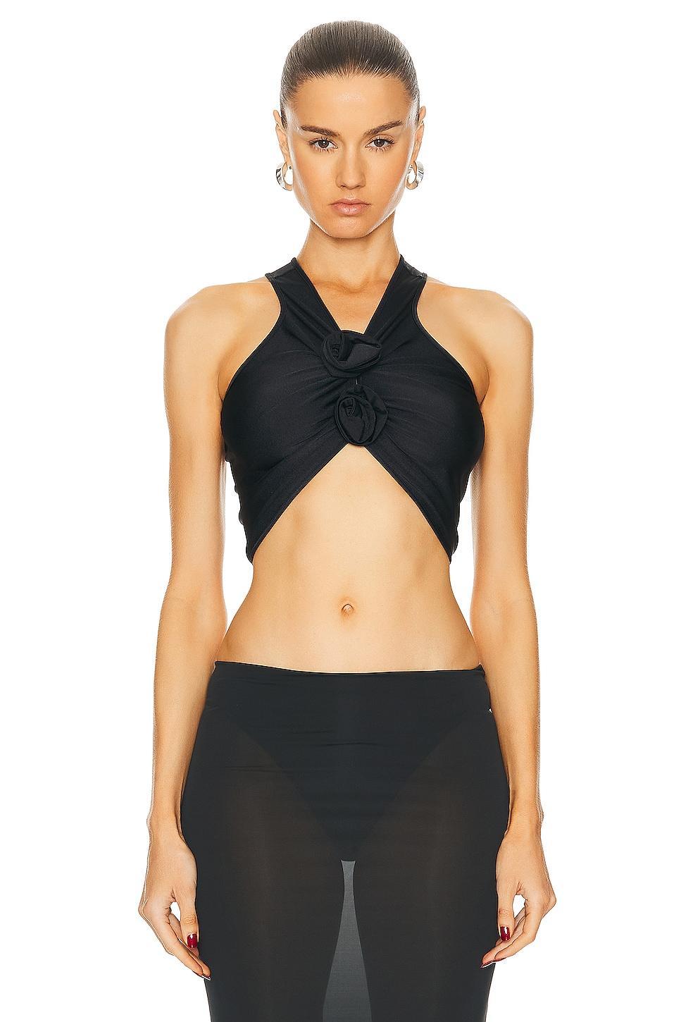 Coperni Flower Top Black. (also in M, S). Product Image