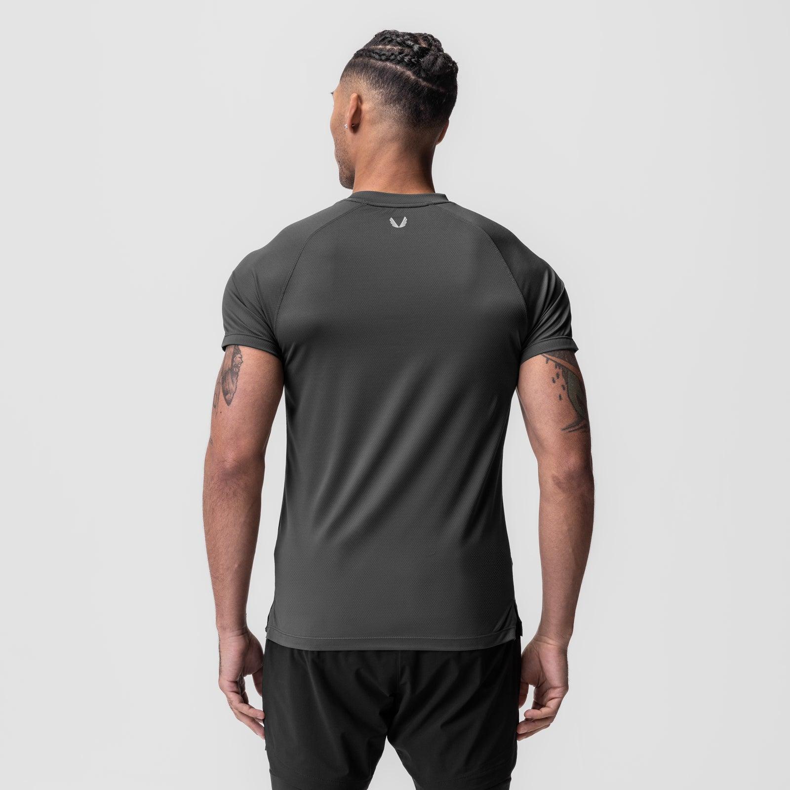 0918. AeroSilver® Fitted Tee - Space Grey Product Image