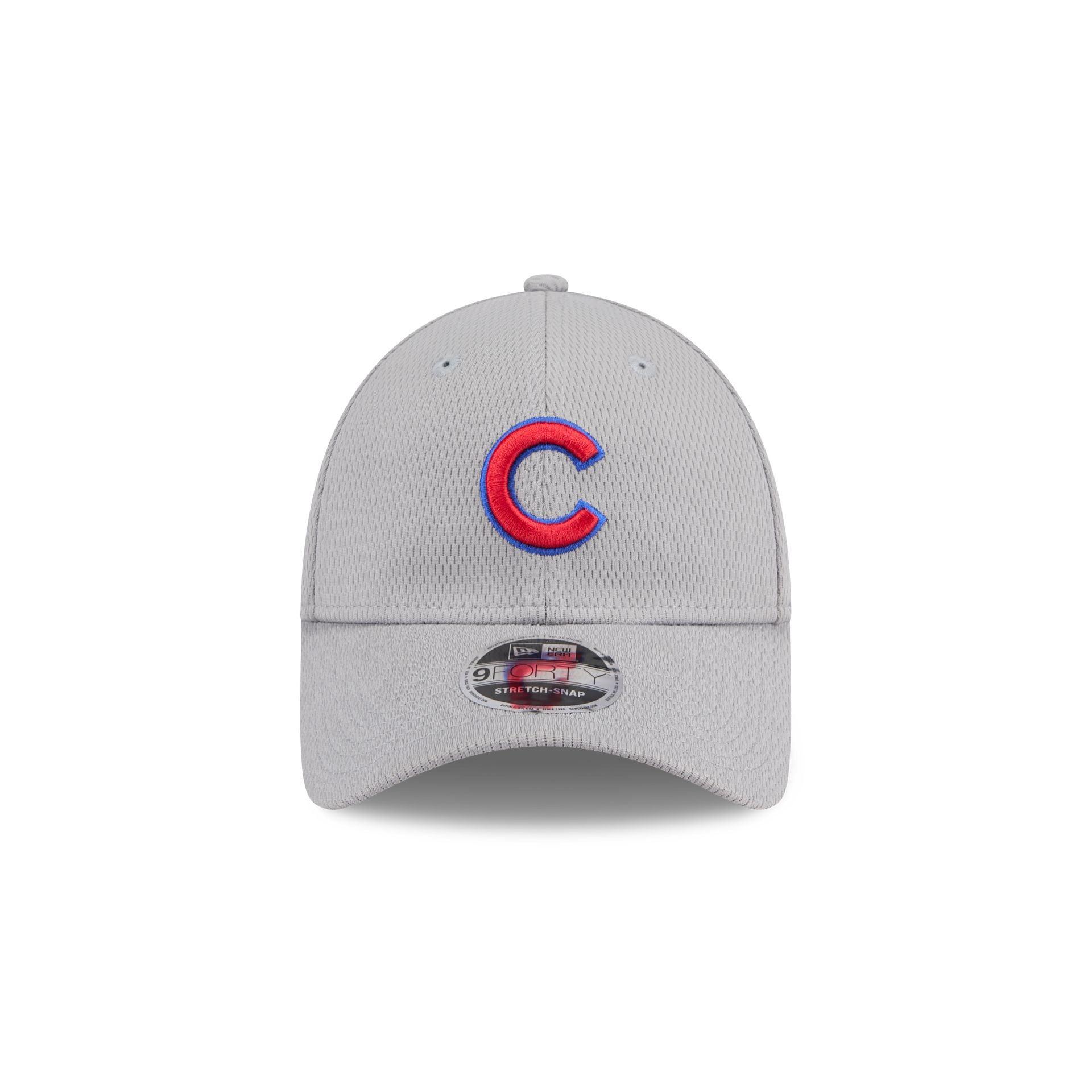 Chicago Cubs Gray 9FORTY Stretch-Snap Hat Male Product Image