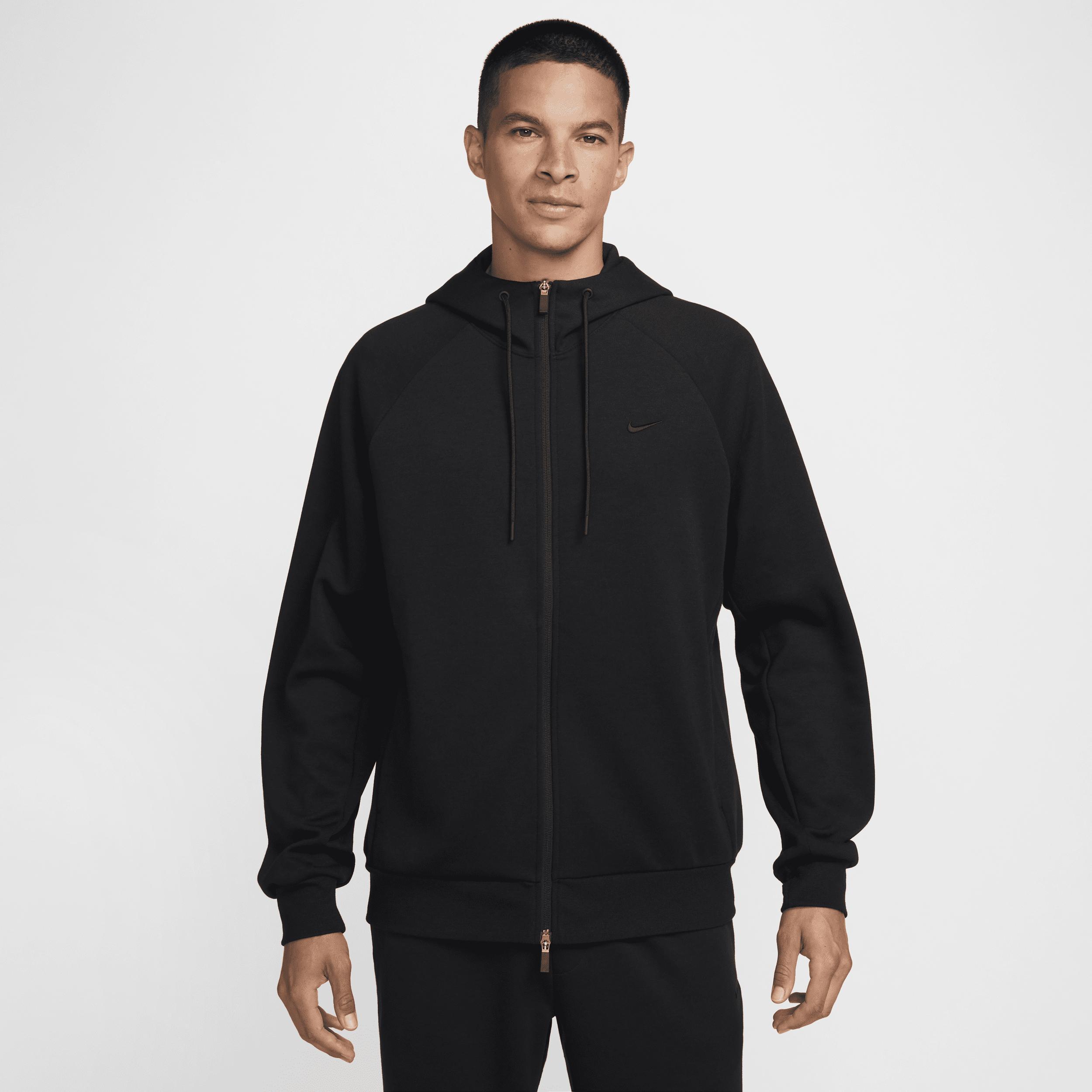 Nike Mens Nike Dri-FIT UV Primary Full-Zip Hoodie - Mens Black/Black Product Image