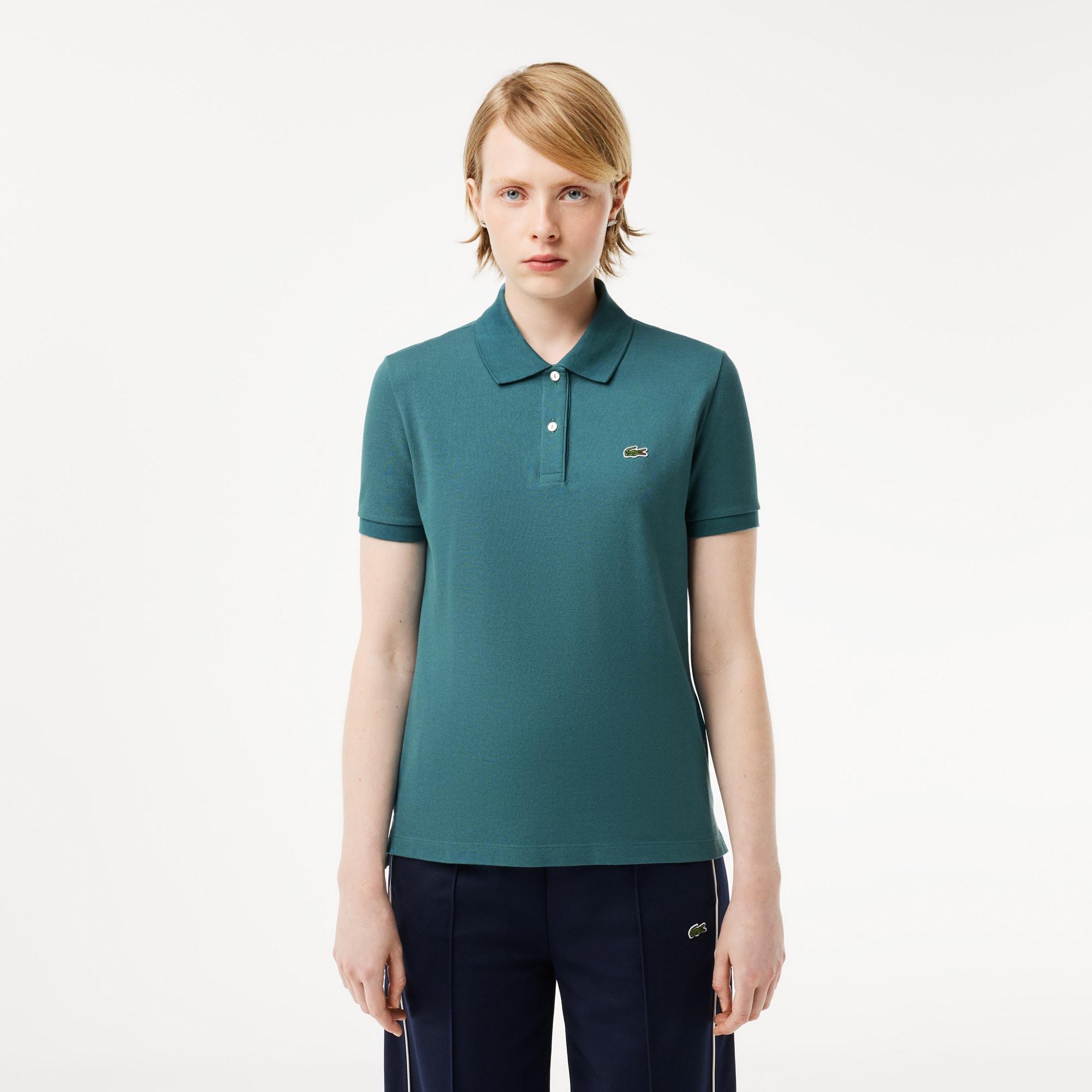 Women's Regular Fit Supple Petit Piqué Polo Product Image