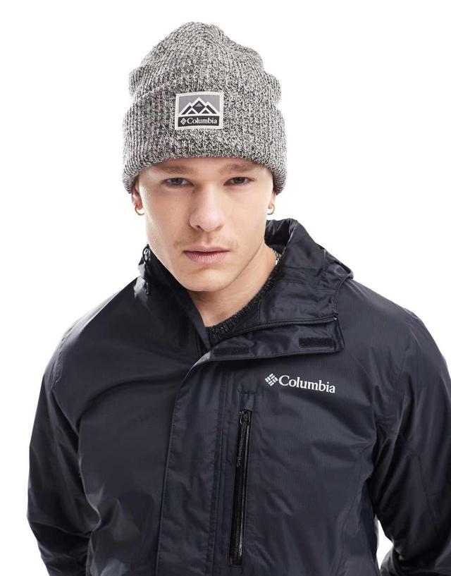 Columbia Whirlibird cuffed beanie in brown Product Image