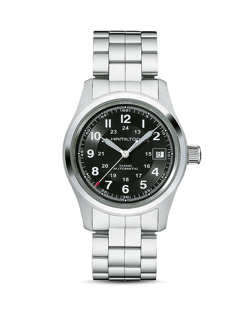 Hamilton Mens Khaki Field Automatic Stainless Steel Bracelet Watch Product Image