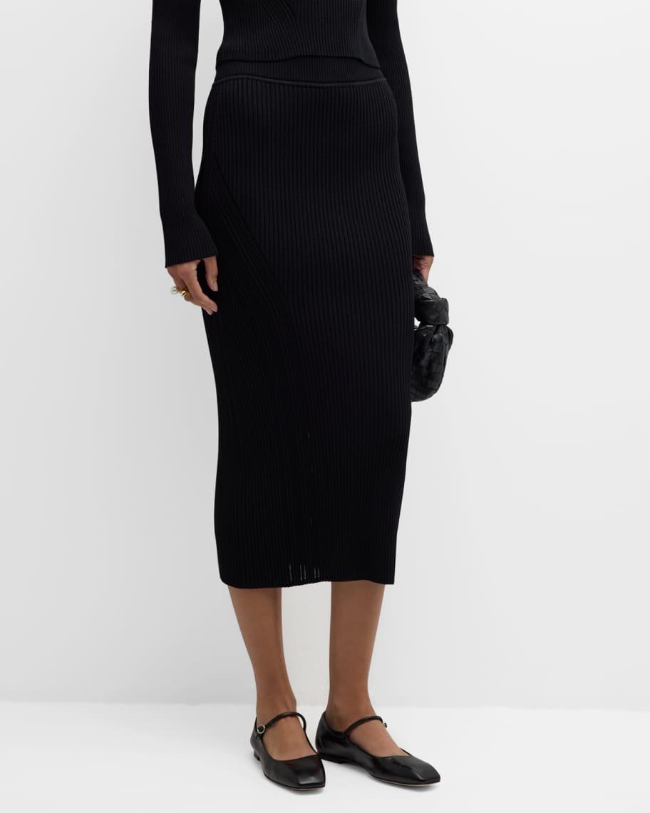 Joni Ribbed Midi Skirt product image