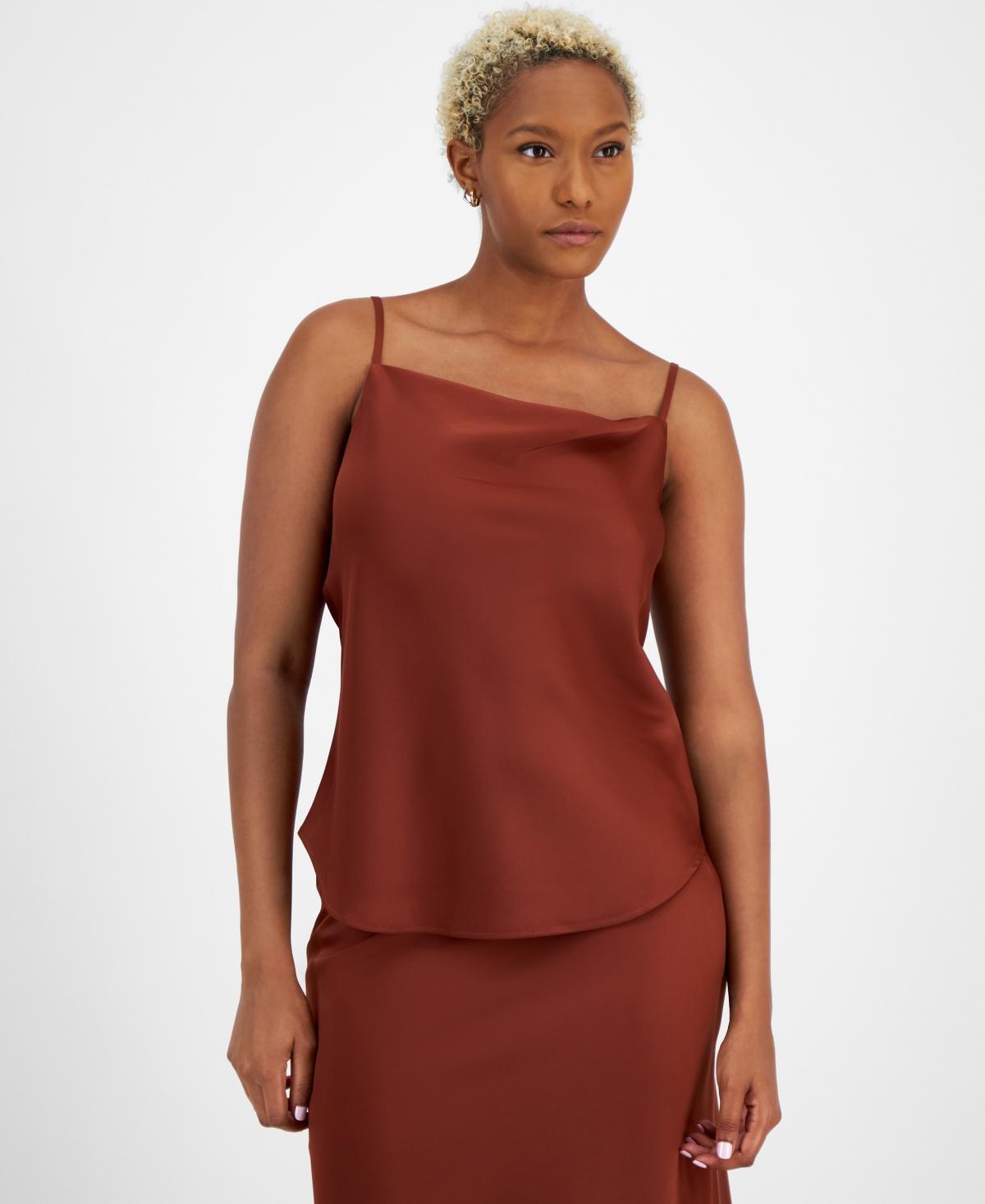 Bar Iii Womens Cowlneck Camisole, Created for Macys Product Image