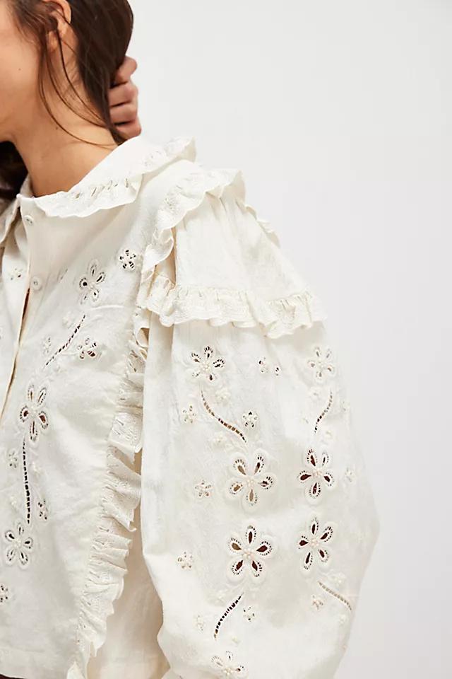 For Love & Lemons Adelie Embroidered Top Product Image