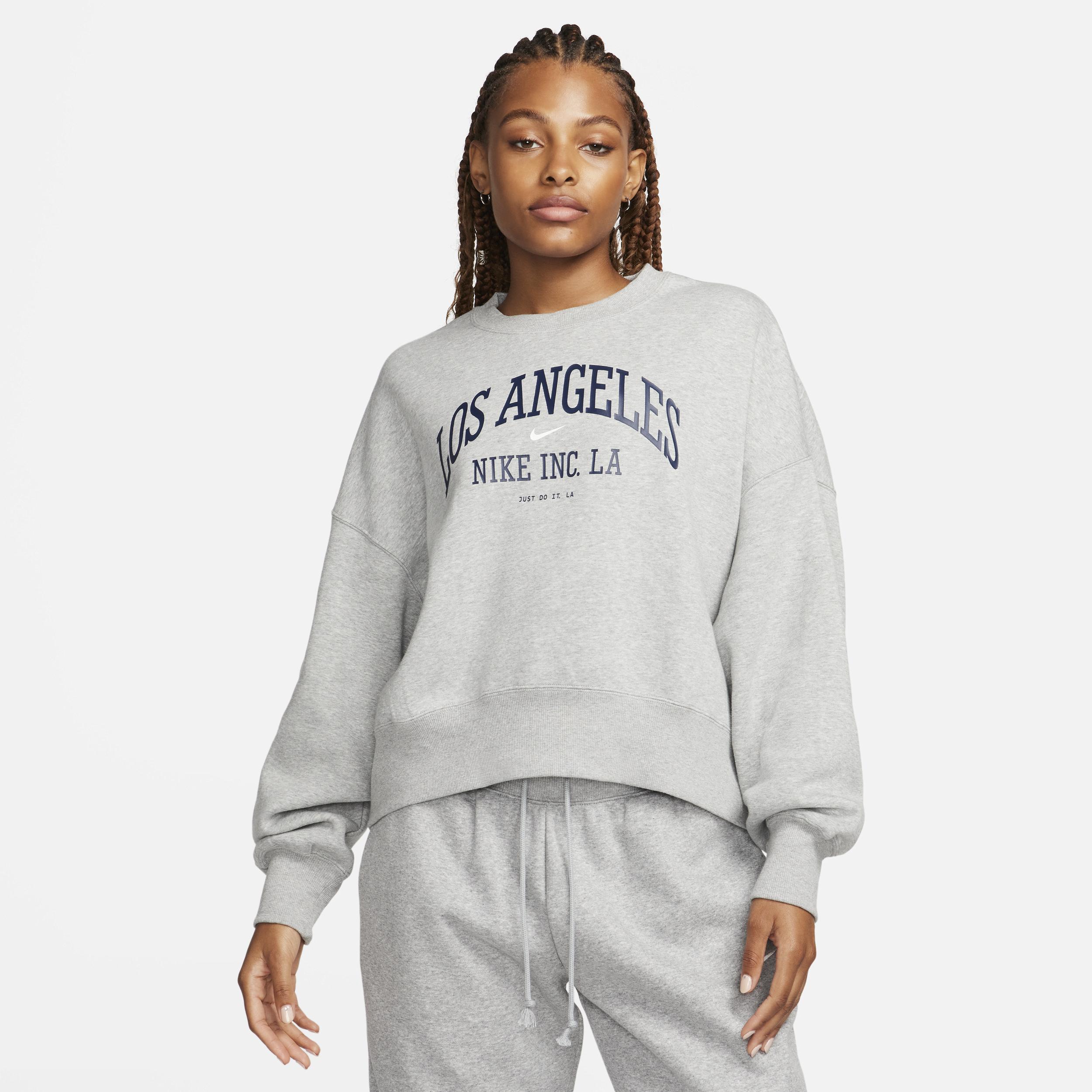 Women's Nike Sportswear Phoenix Fleece Over-Oversized Crew-Neck Graphic Sweatshirt Product Image