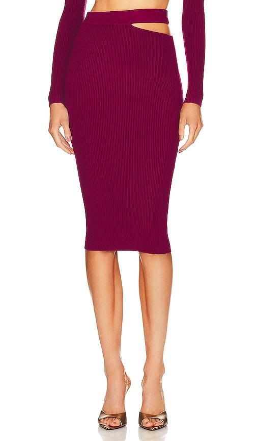 X REVOLVE Annalisa Midi Skirt with Cut Outs Product Image