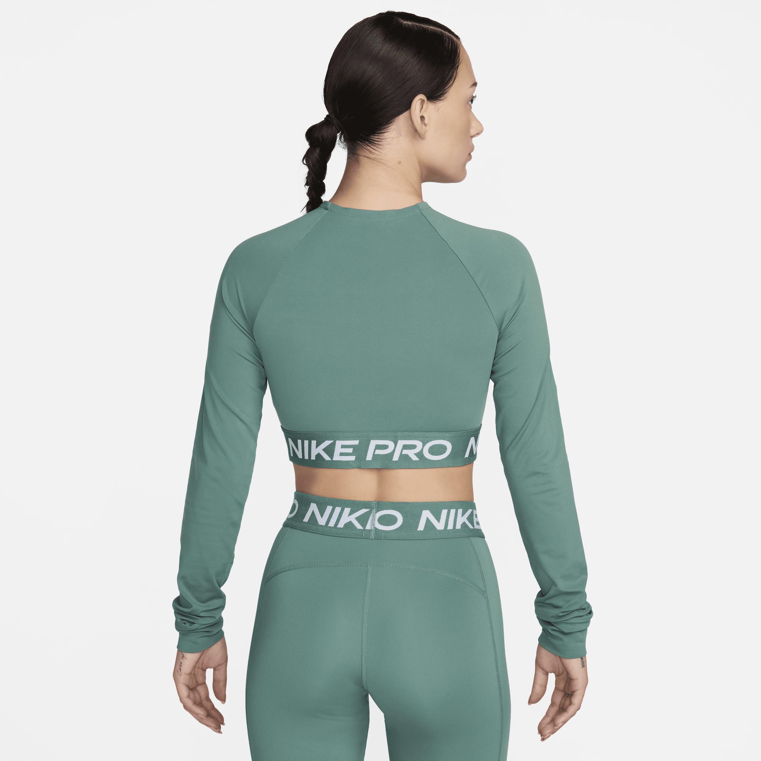 Women's Nike Pro Dri-FIT Cropped Long-Sleeve Top Product Image