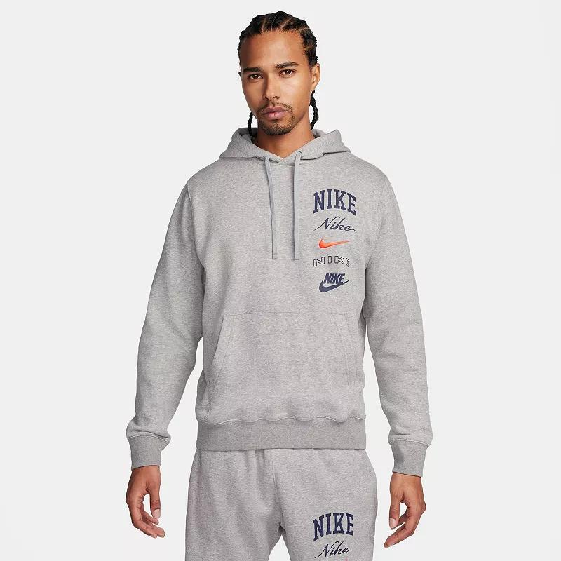 Big & Tall Nike Club Fleece Hoodie, Mens Product Image