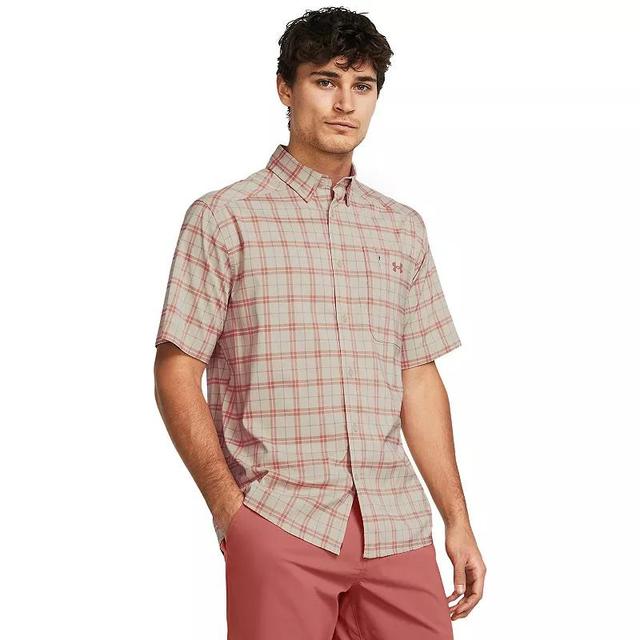 Mens UA Drift Tide 2.0 Plaid Short Sleeve Product Image