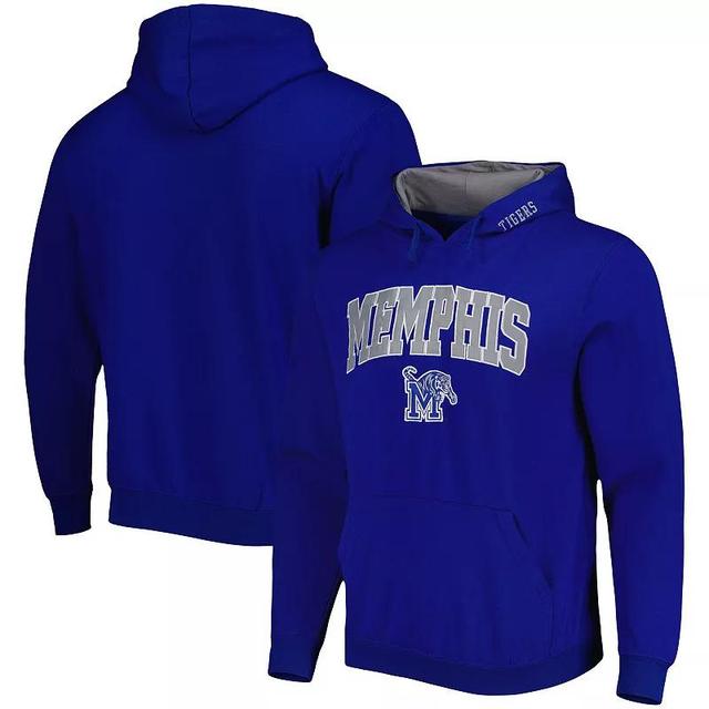 Mens Colosseum Royal Memphis Tigers Arch and Logo Pullover Hoodie Product Image