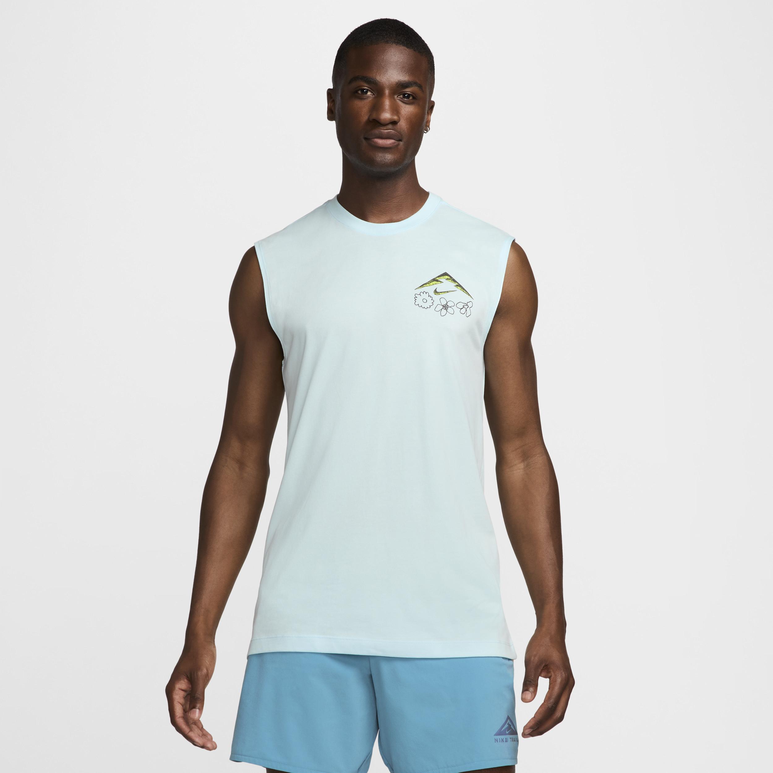 Nike Men's Dri-FIT Sleeveless Running T-Shirt Product Image