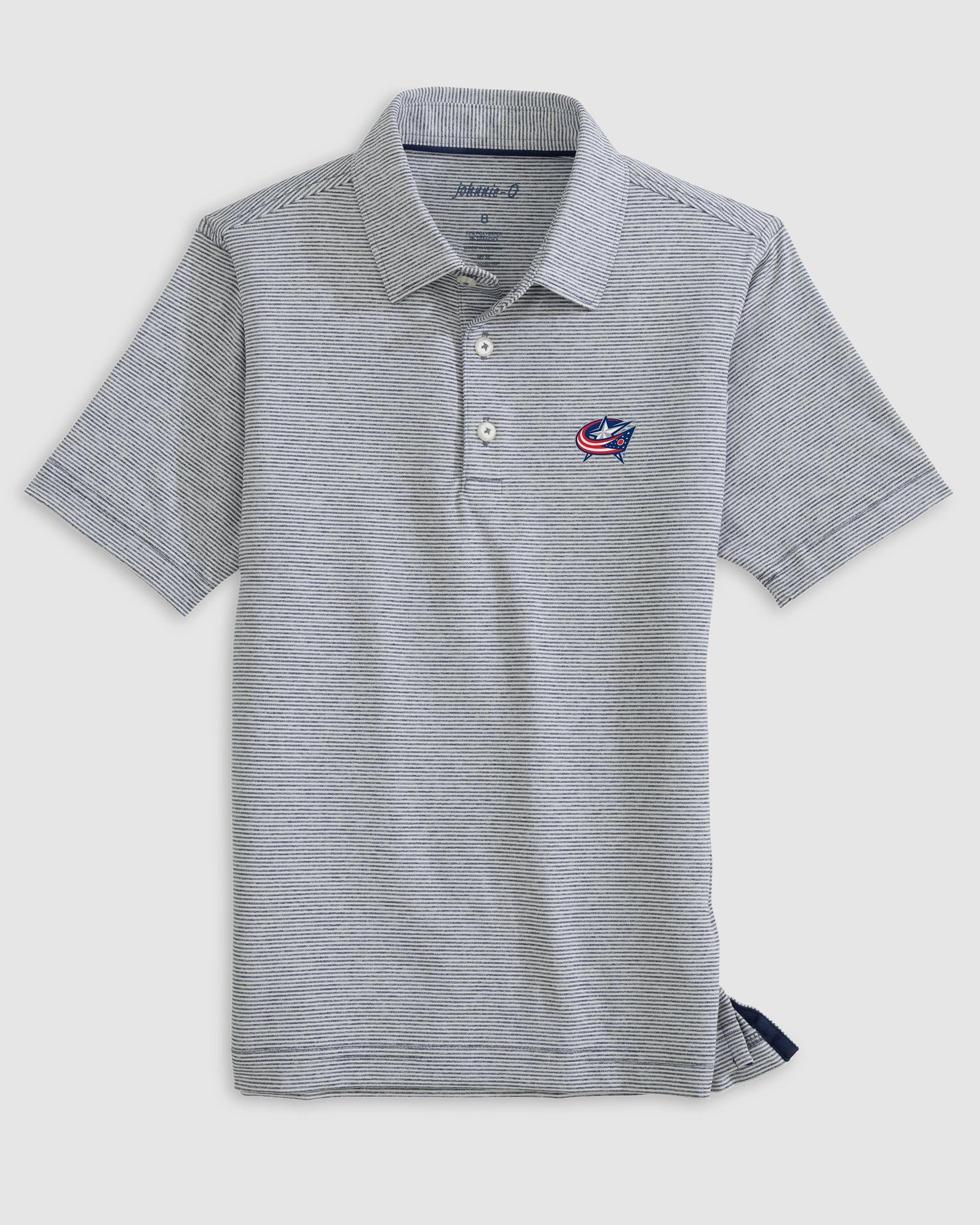 New York Mets Lyndonn Jr. Striped Jersey Performance Polo Product Image