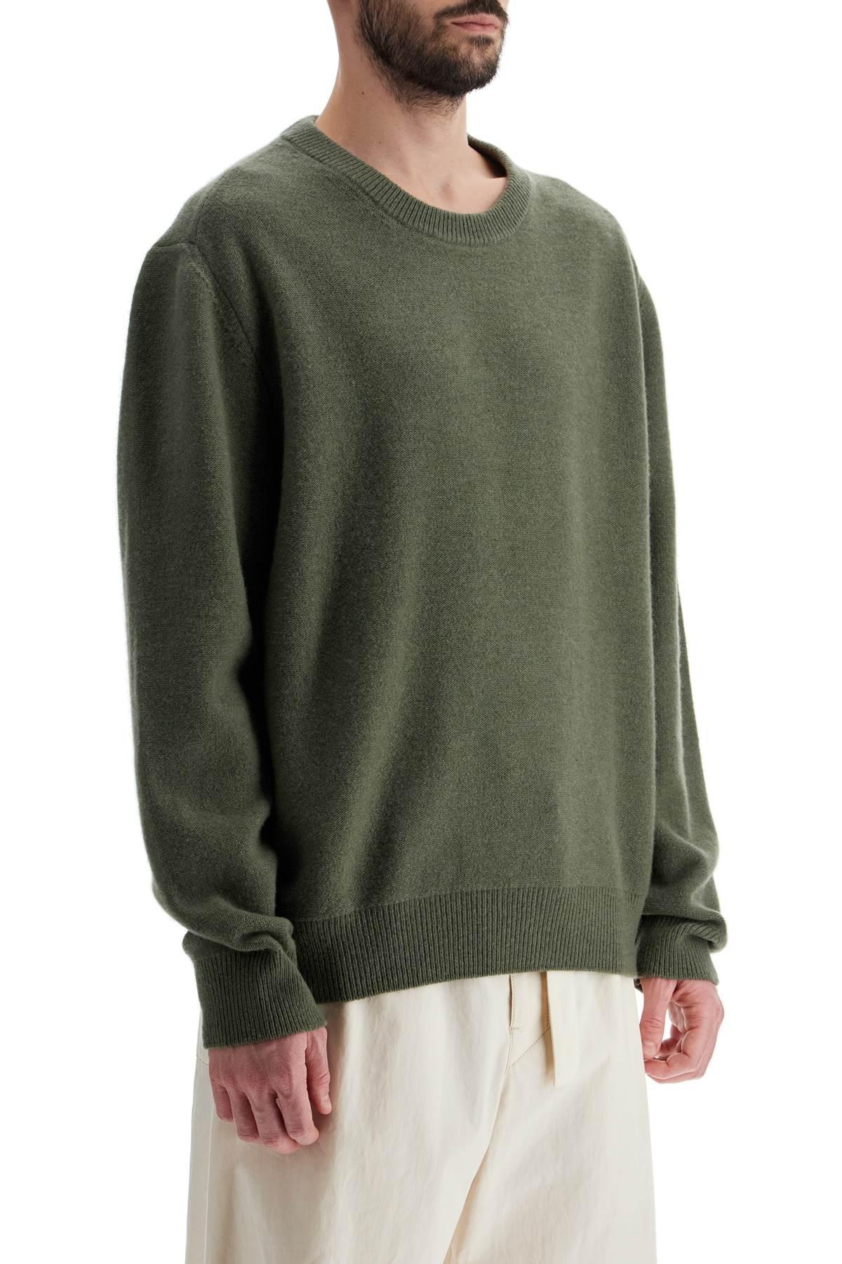 LEMAIRE Crewneck Pullover In Pure In Green Product Image