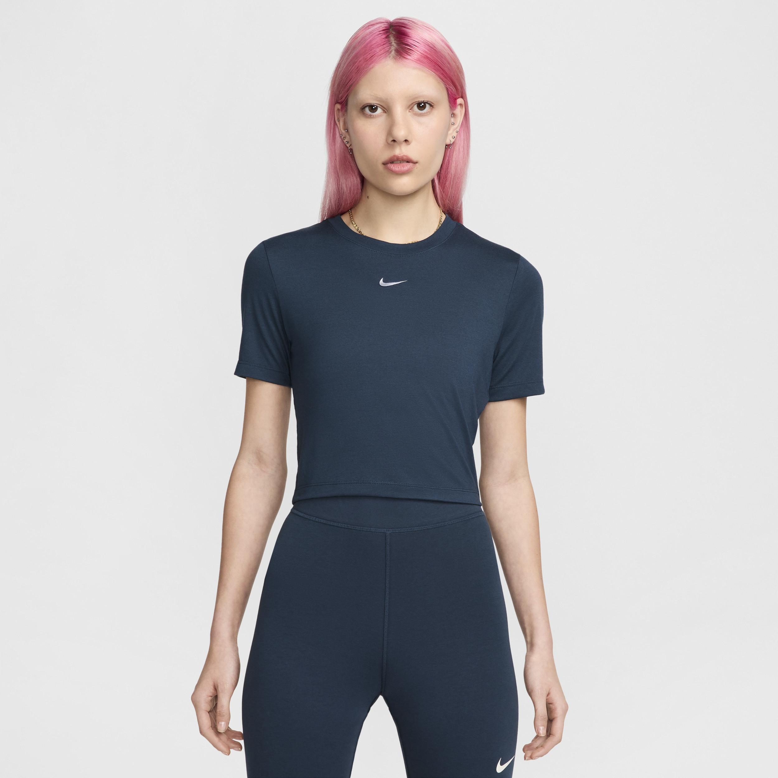 Womens Nike Sportswear Essential Slim Cropped T-Shirt product image