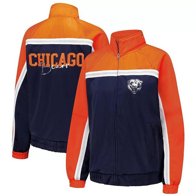 Womens G-III 4Her by Carl Banks Chicago Bears Post Game Full-Zip Track Jacket Blue Product Image