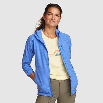 Women's Sandstone Backbone Grid Hoodie Product Image