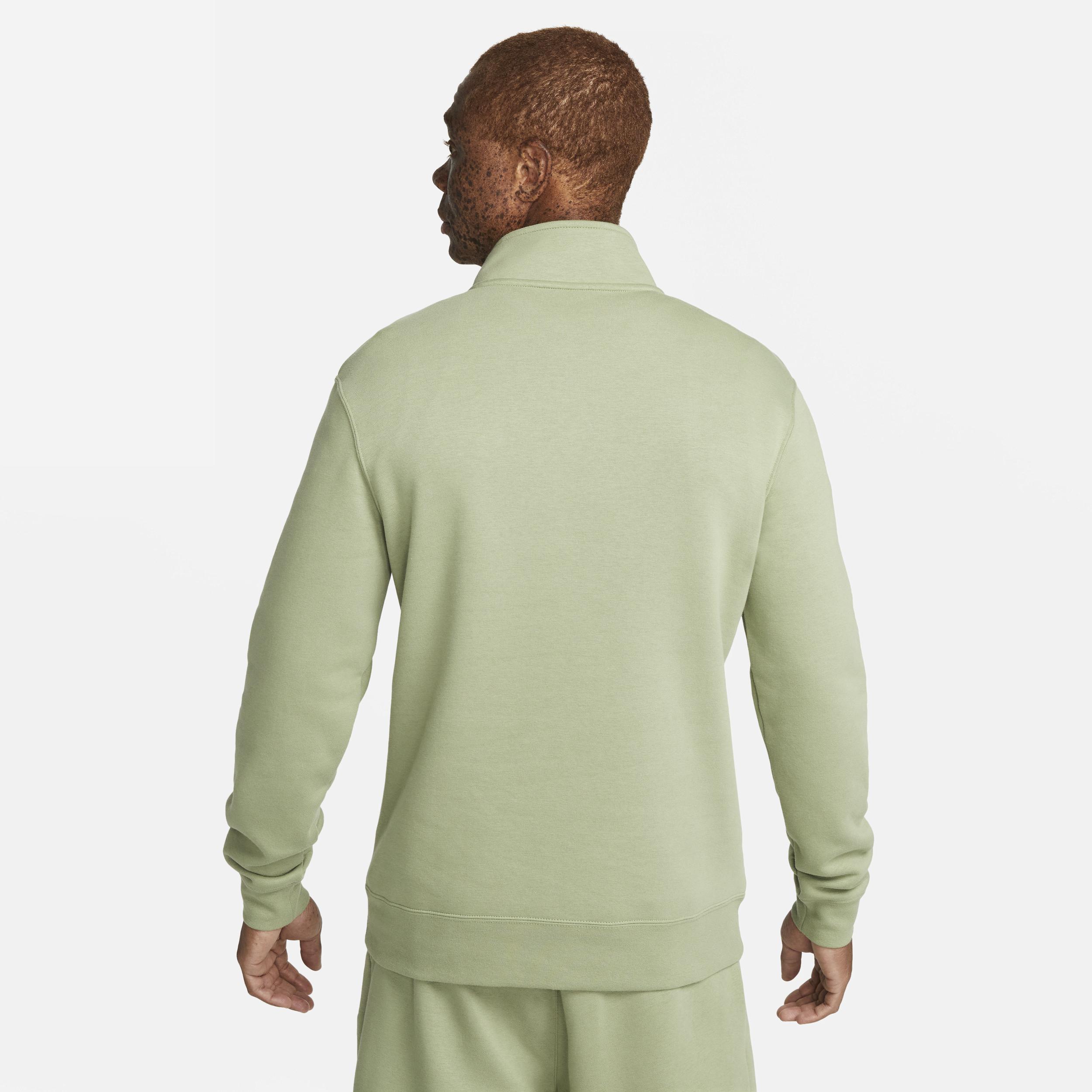 Mens Nike Sportswear Club Brushed-Back 1/2-Zip Pullover Product Image