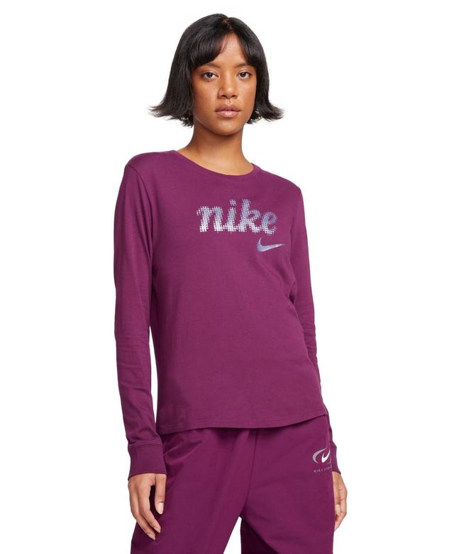 Nike Womens Sportswear Essentials Long-Sleeve Top Product Image