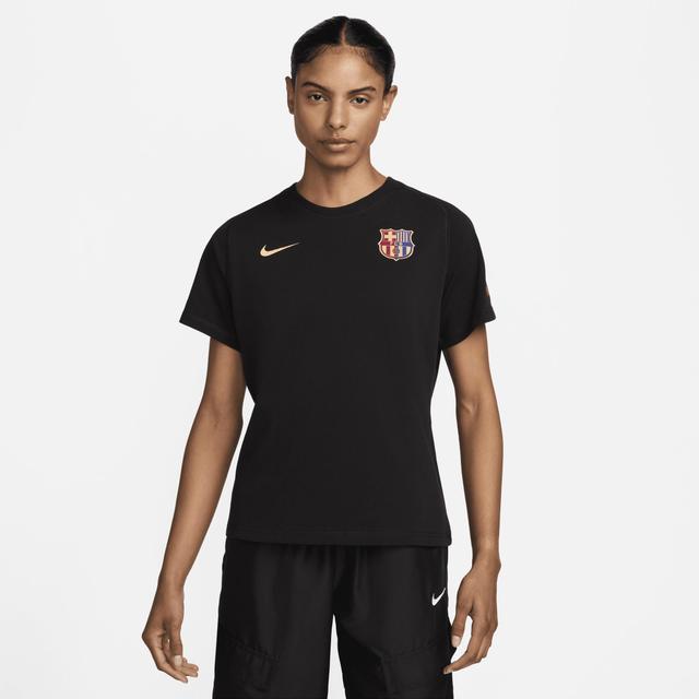 FC Barcelona Travel Nike Women's Soccer Short-Sleeve Top Product Image