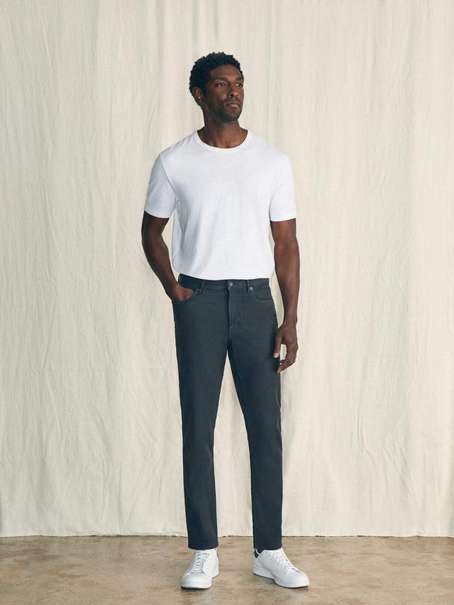 Stretch Terry 5-Pocket Pant - Onyx Black Product Image