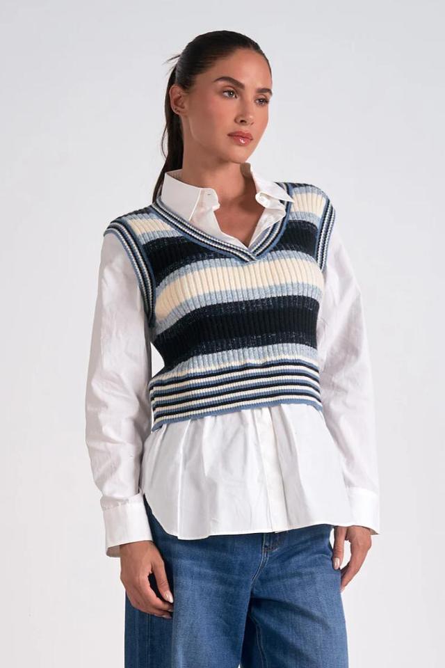 Sweater Vest Shirt Product Image