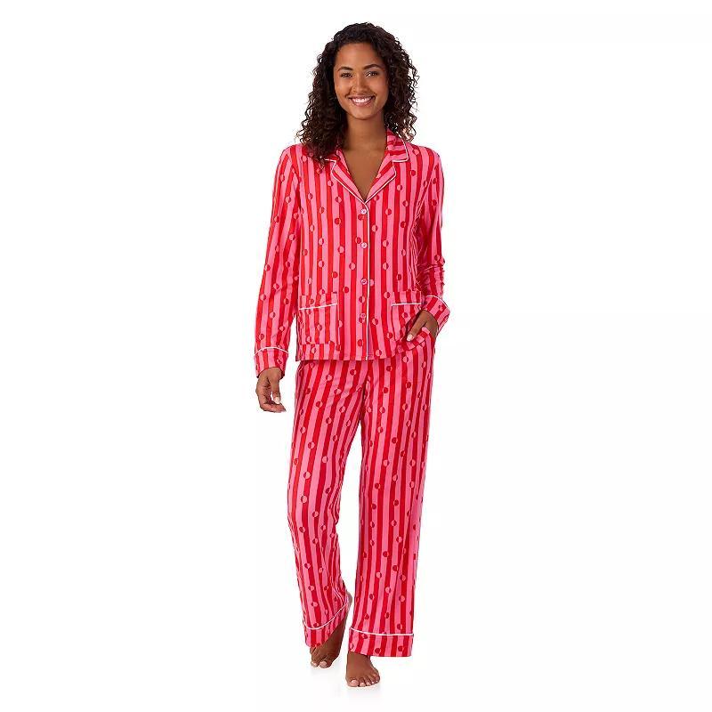 Womens Beauty Sleep Social 2-pc. Cozy Jersey Pajama Top & Pajama Bottom Set Product Image