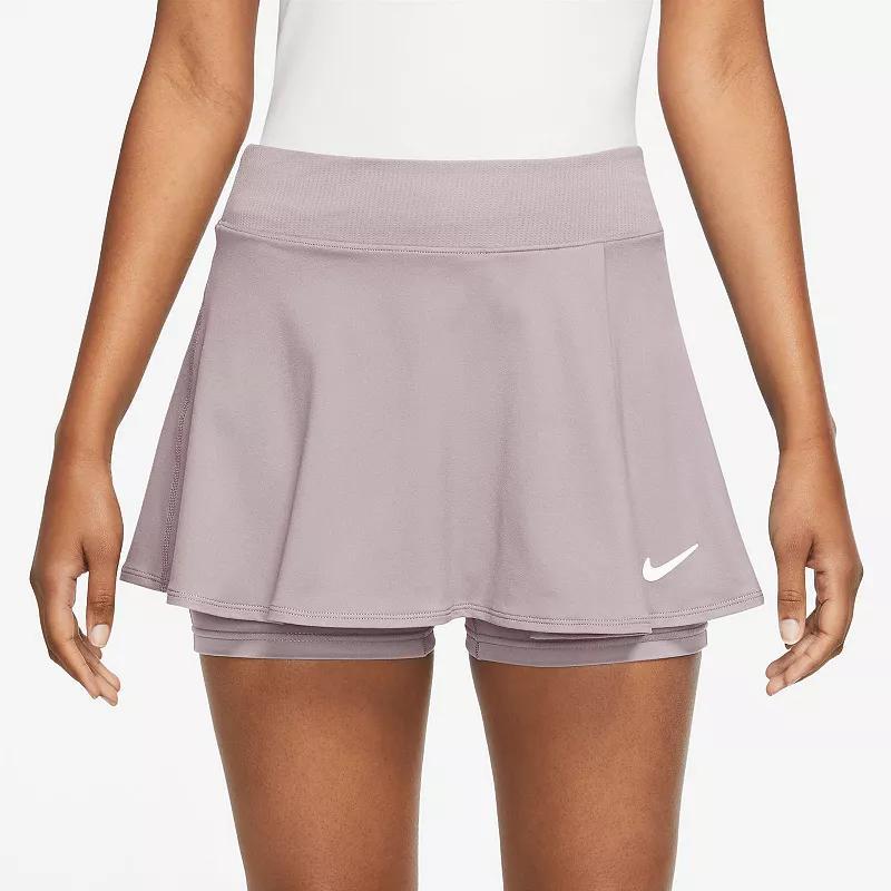 Womens Nike Court Dri-FIT Victory Flouncy Skort Purple Product Image