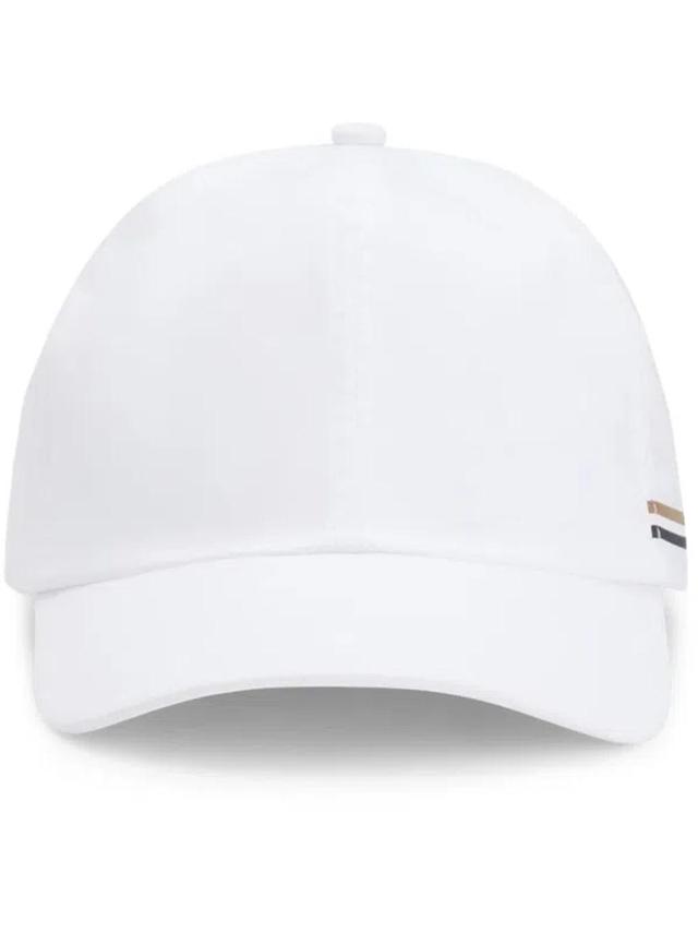 Logo-print Cap In White Product Image