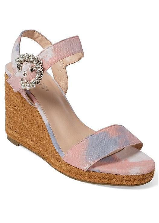 Tie-Dye Embellished Wedges Product Image