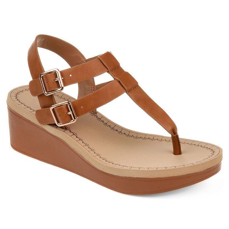 Journee Collection Bianca Womens Wedge Sandals Product Image